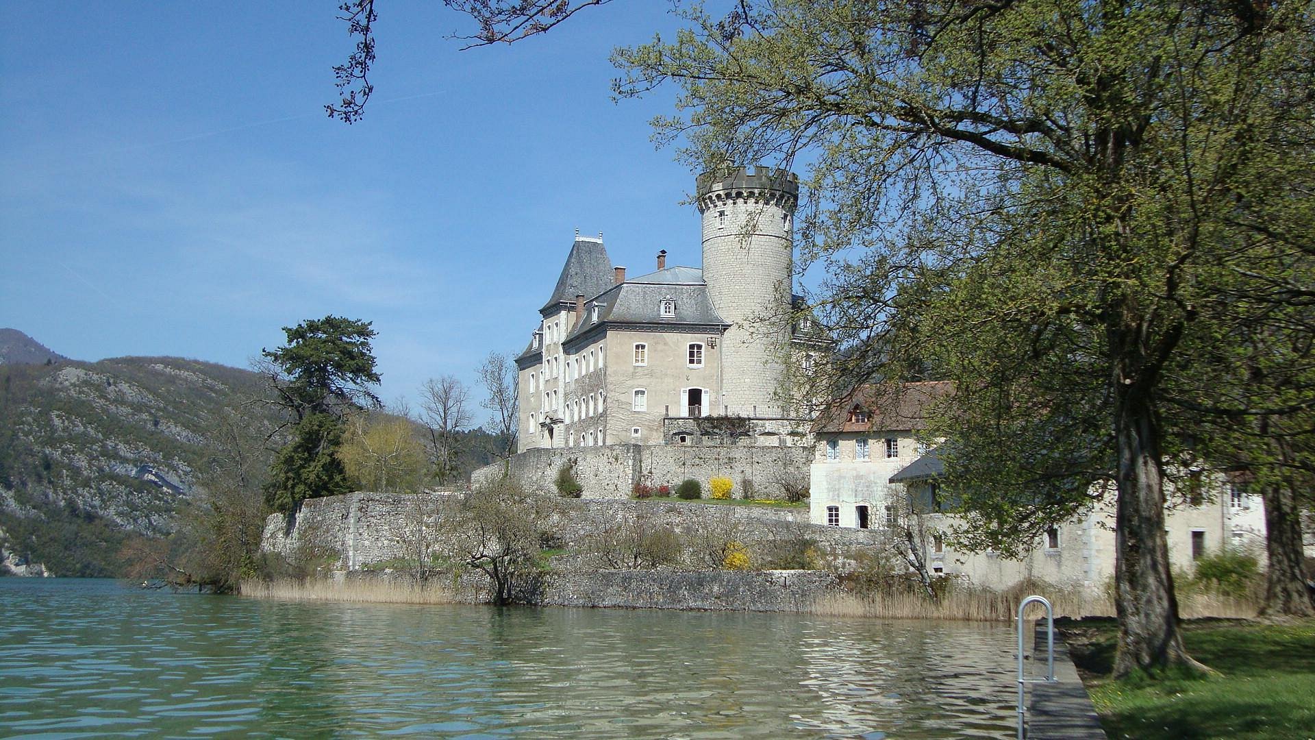 Itinéraire vélo vers le château de Duingt depuis Saint-Jorioz