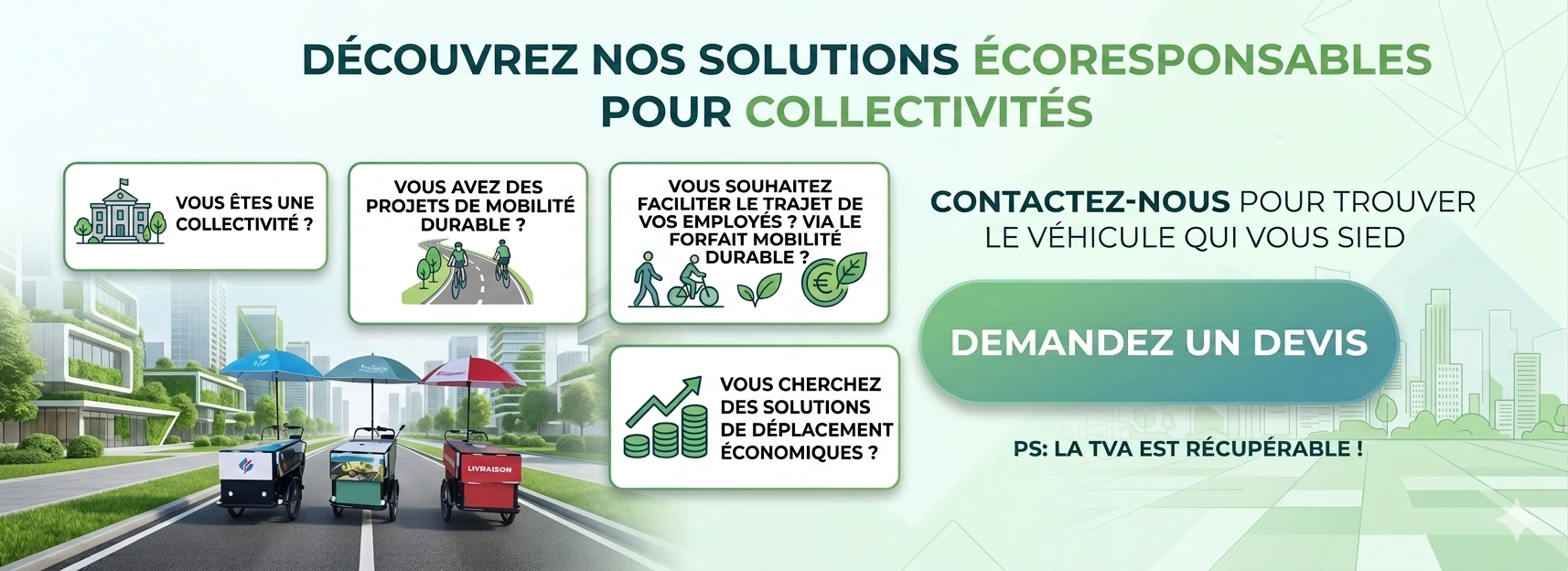 Super promo sur le triporteur de l'année