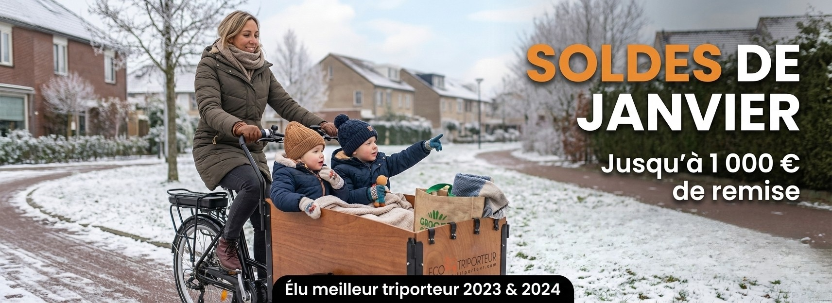 vélos cargos EN PROMO !